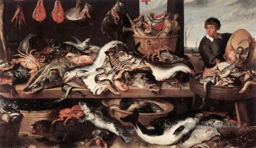 Poissonneries Nature morte Frans Snyders Peinture à l'huile